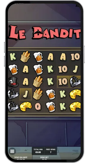 Le Bandit free spins bonus round